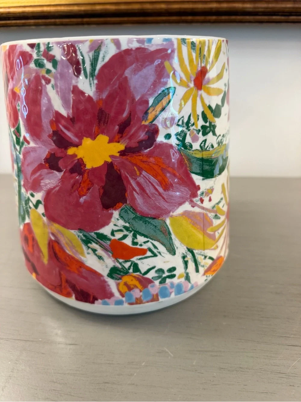 Target Opalhouse Flower Vase Planter Floral Pattern Holds Large Bouquet